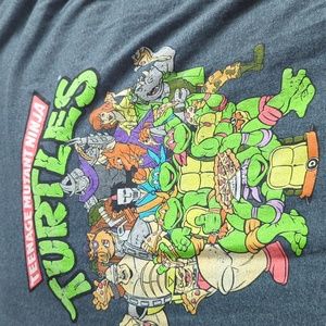 TMNT Turtles short sleeve gray Graphic T-shirt Men's XXL